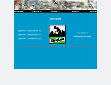 Tablet Screenshot of lysoform.com
